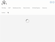 Tablet Screenshot of mthoodbicycle.com